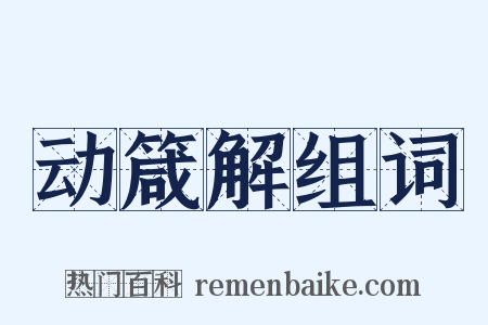 动箴解组词是什么意思的图片